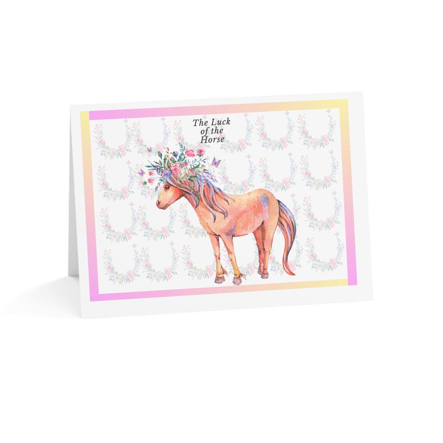 Lucky Horse, Greeting Cards (1, 10, 30, and 50pcs)