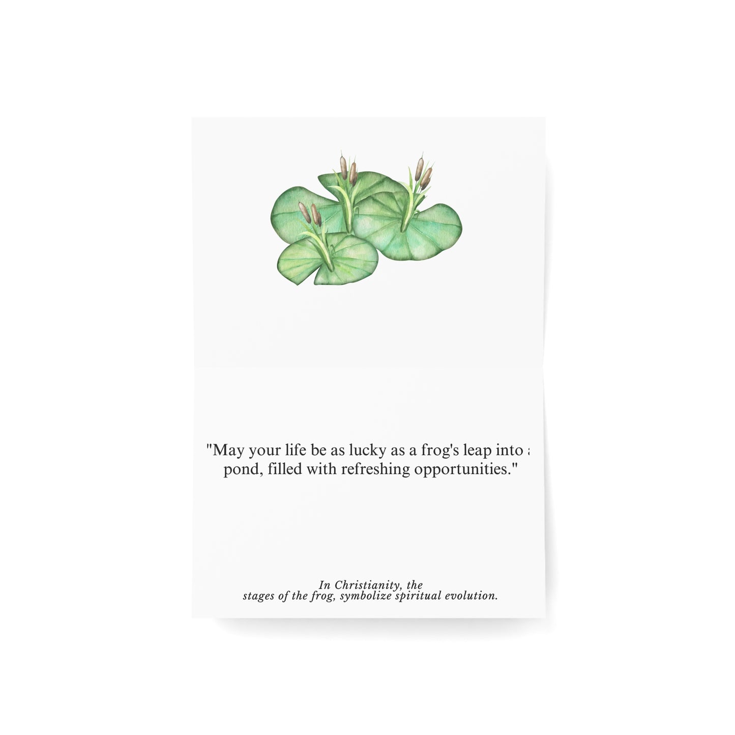 Lucky Frog, Greeting Cards (1, 10, 30, and 50pcs)