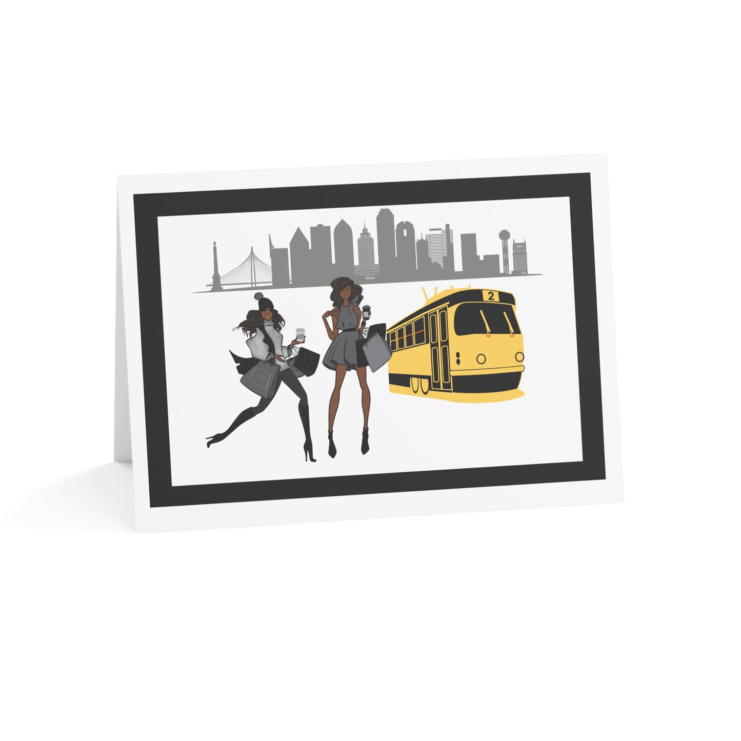 Friends Meet up, Greeting Cards (1, 10, 30, and 50pcs)
