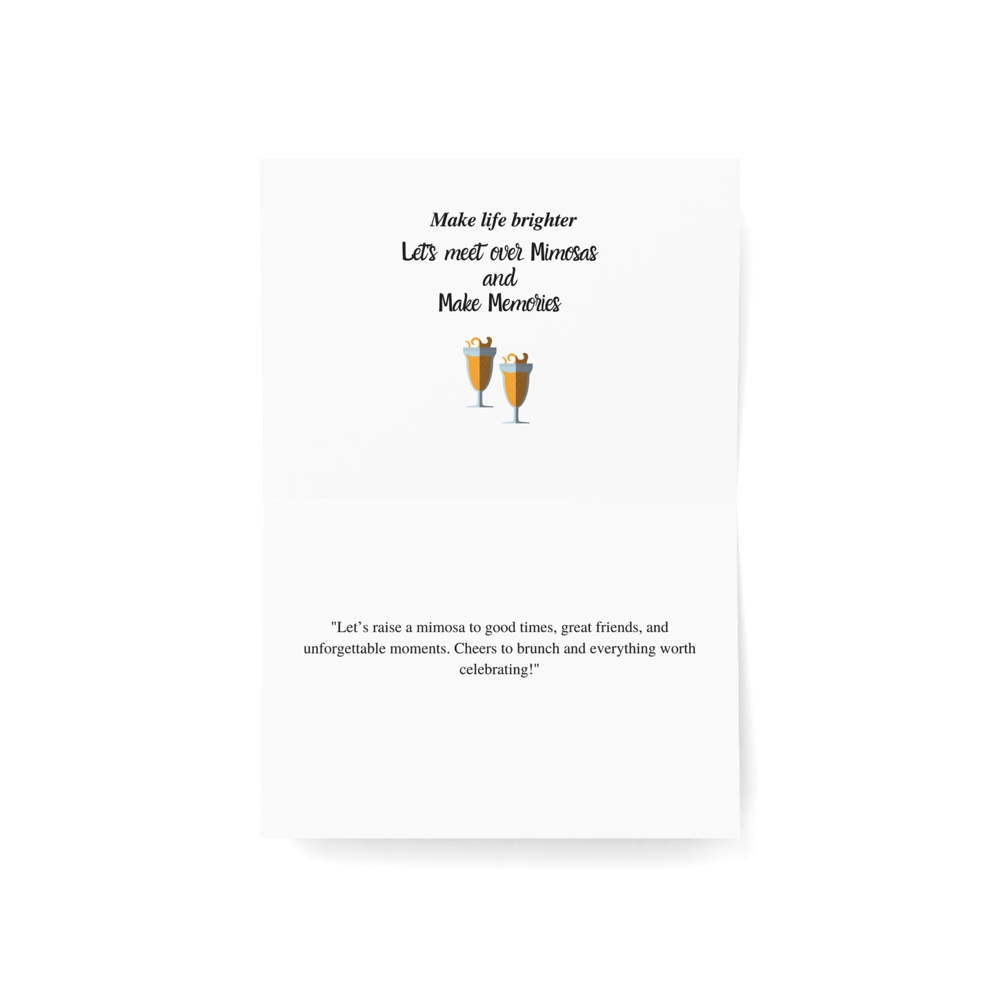 Braids Brunch 1, Greeting Cards (1, 10, 30, and 50pcs)