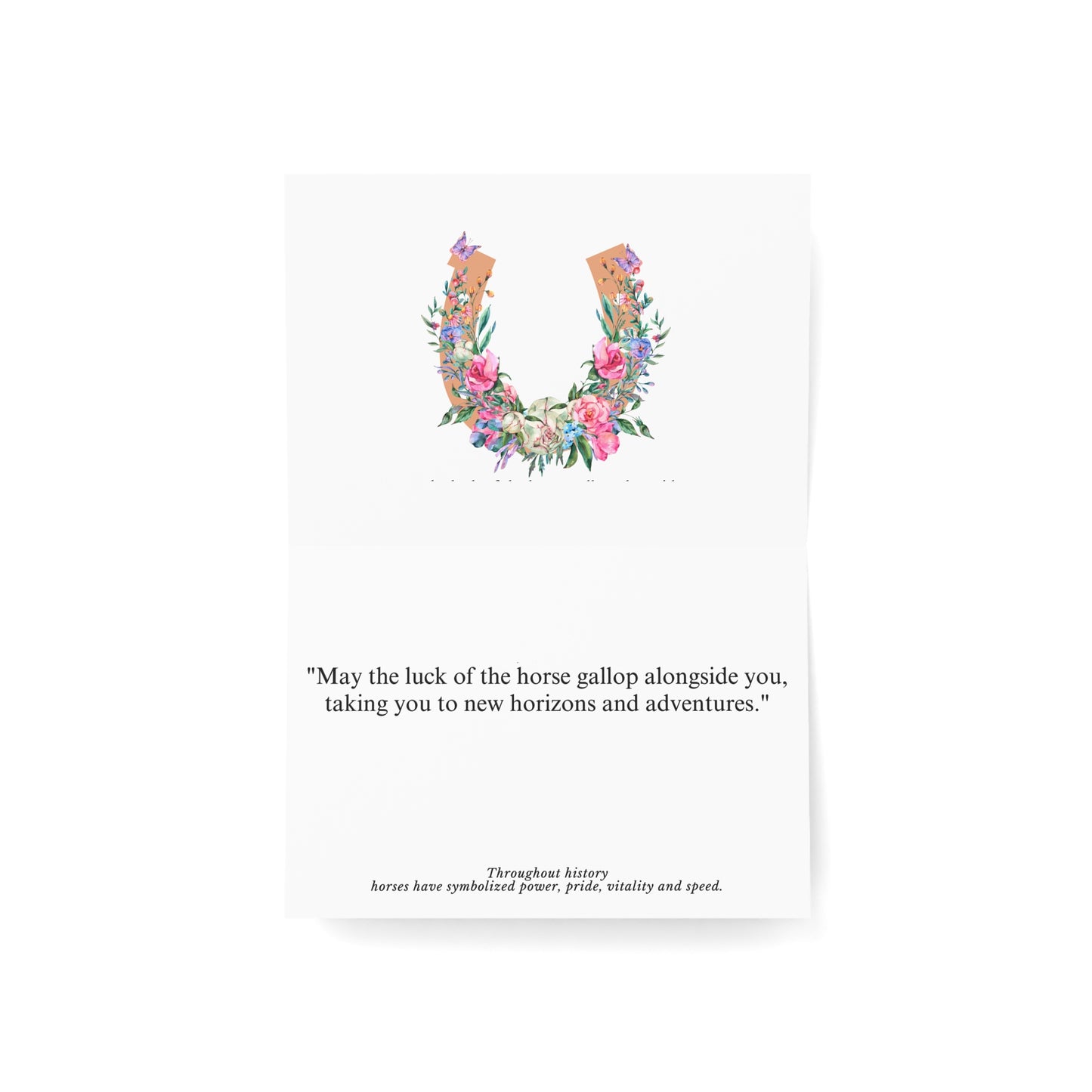 Lucky Horse, Greeting Cards (1, 10, 30, and 50pcs)