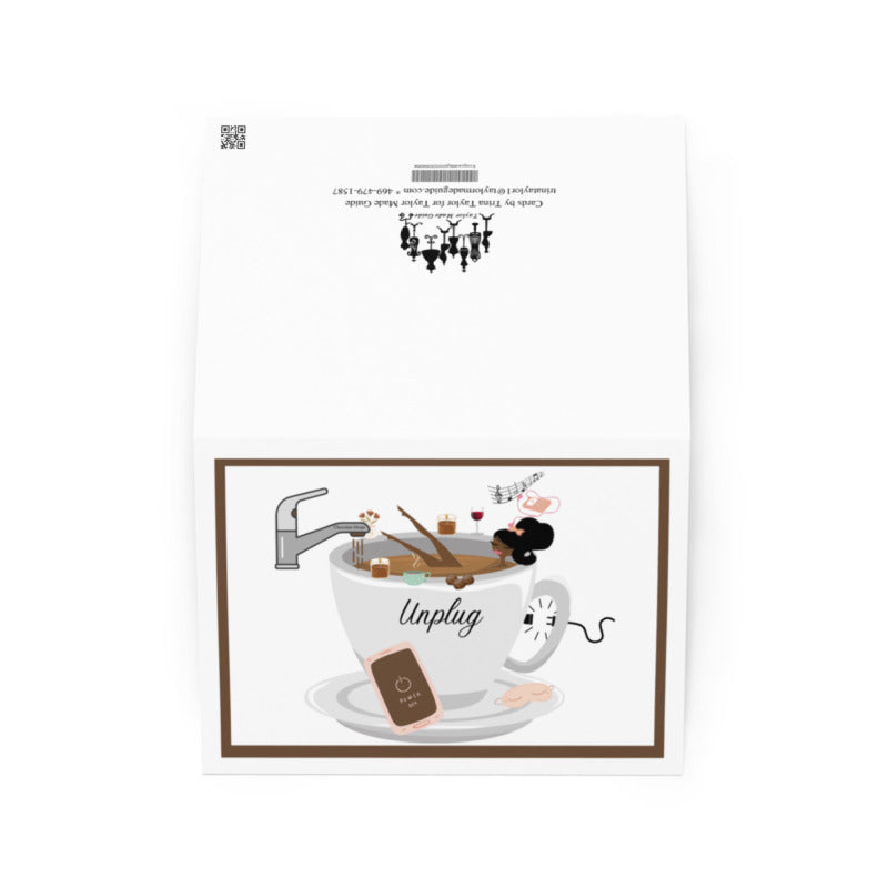 Chocolate Soak with Earbuds, Unplug