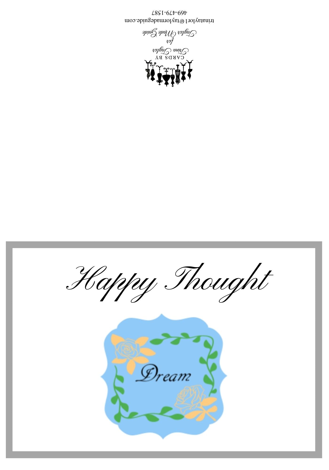 Happy Thought, Dream