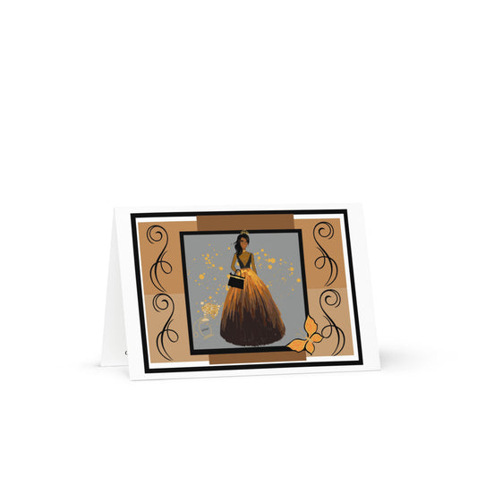 Evening Gown in Color, Gold